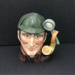 Sherlock Holmes “The Sleuth” D6631 Royal Doulton & Co 1972 Toby Jug